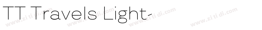 TT Travels Light字体转换